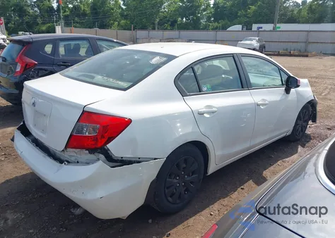 2012 Honda Civic Lx from USA, damaged, VIN 19XFB2F58CE061059